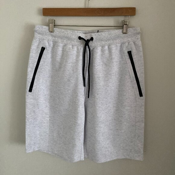 CSG Men's Sweat Shorts Soft Casual Cotton Heather Grey Lounge Gym Workout Size L - Picture 1 of 6